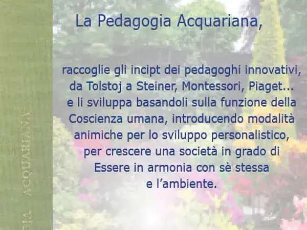 Pedagogia Acquariana