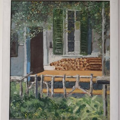 Mario Finizio. Paesaggio. Olio Su Tavola 879x1024