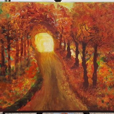 Carmen Baio Verso La Luce. Acrilico 1024x807