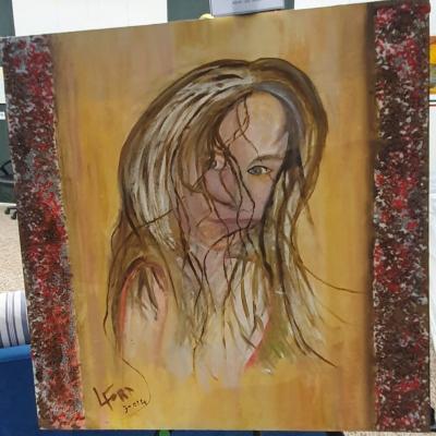 Luciana Fort Spettinata Dal Vento Dellest. Olio Su Tela 1024x1011