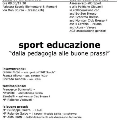 Sport educazione