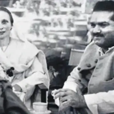 Baba Bedi e la prima moglie Freeda
