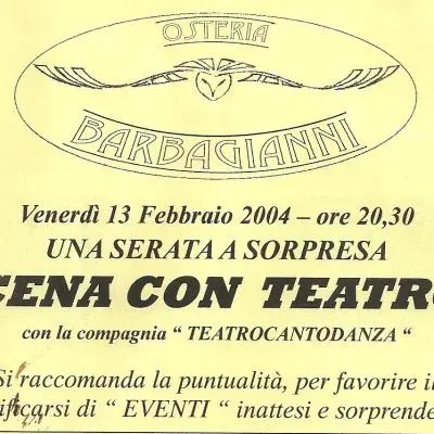 Cena con teatro